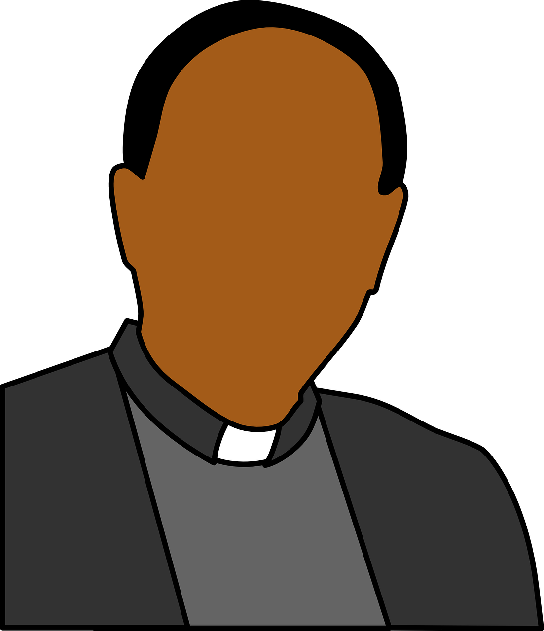 What Is The Vicar's Role - Priest Clip Art (1103x1280)