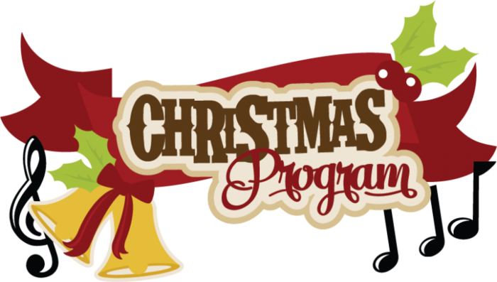 Large Large Christmas Program Title - Christmas Program Clipart (700x397)