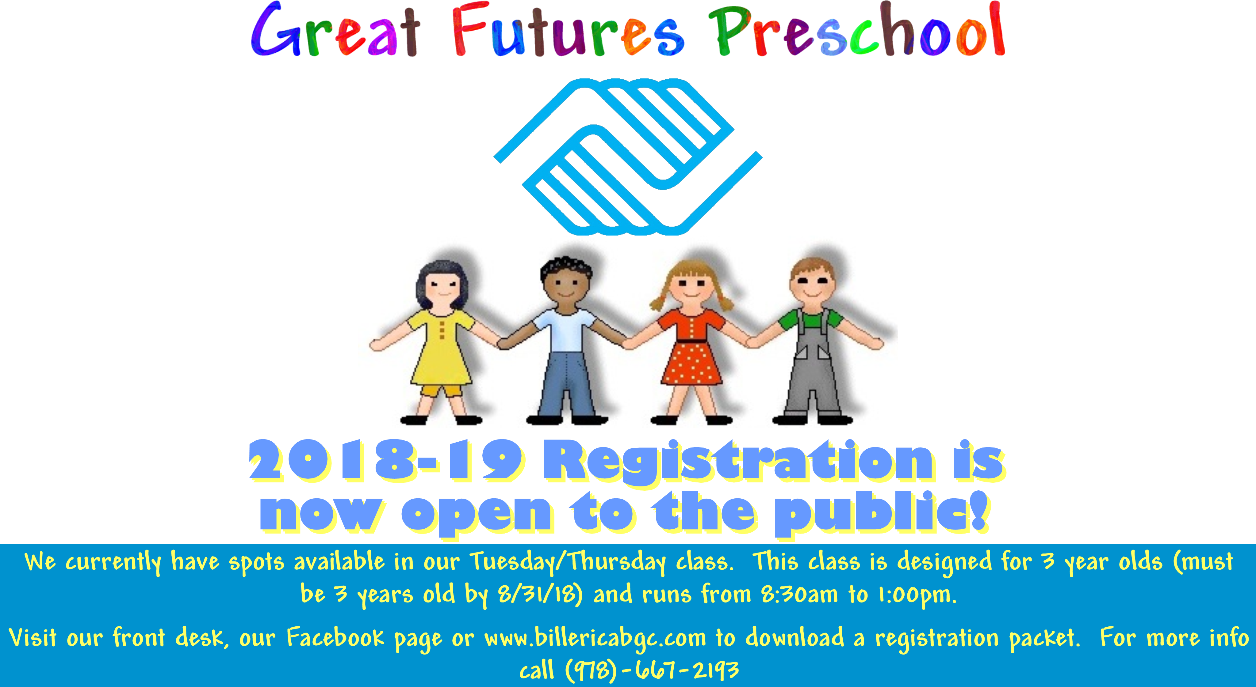 Great Futures Preschool Still Has Spots Available For - Boys And Girls Club (4095x2252)