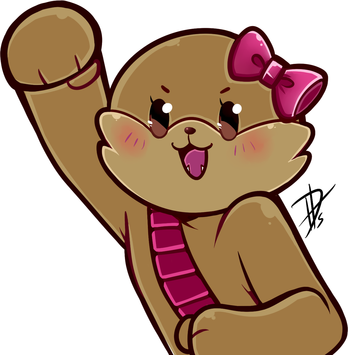 A Doodle That Came To Be In Todays Stream That I Finalised - Cartoon (1176x1200)