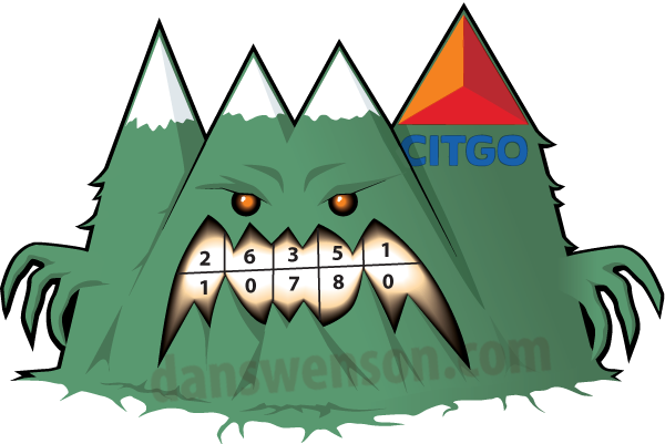 Other Fantasy Sports Logos, Green Mountain Monsters - Mountain Monsters (600x401)