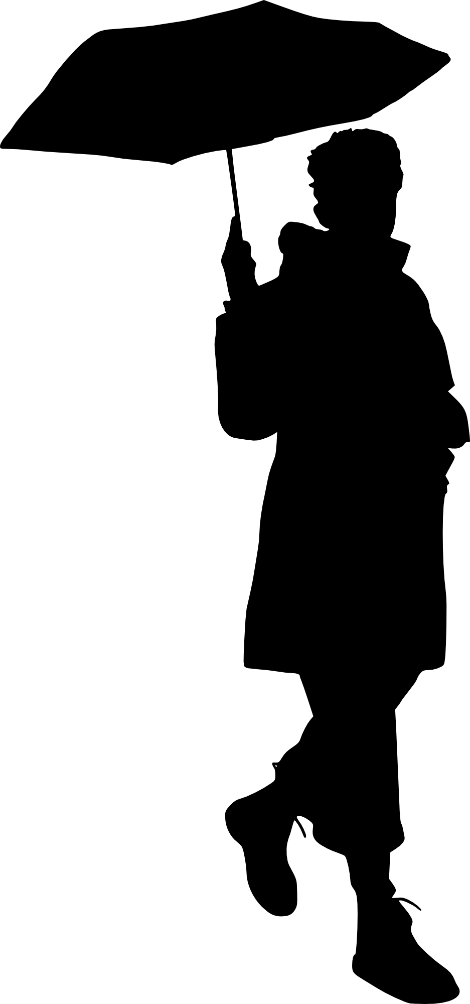 Silhouette Violinist - Drawing (937x2000)