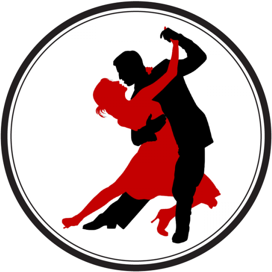 Dance Logos Graphic Design - Dancing Couple Silhouette (600x600)