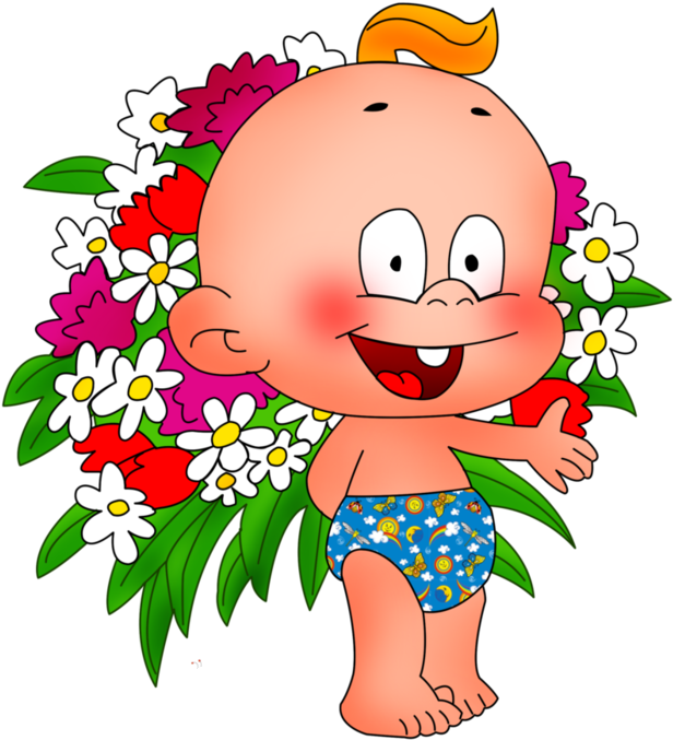 Lui & Lei Clipart In Png, Già Pronti Per La Tua - Мультяшные Малыши (700x700)