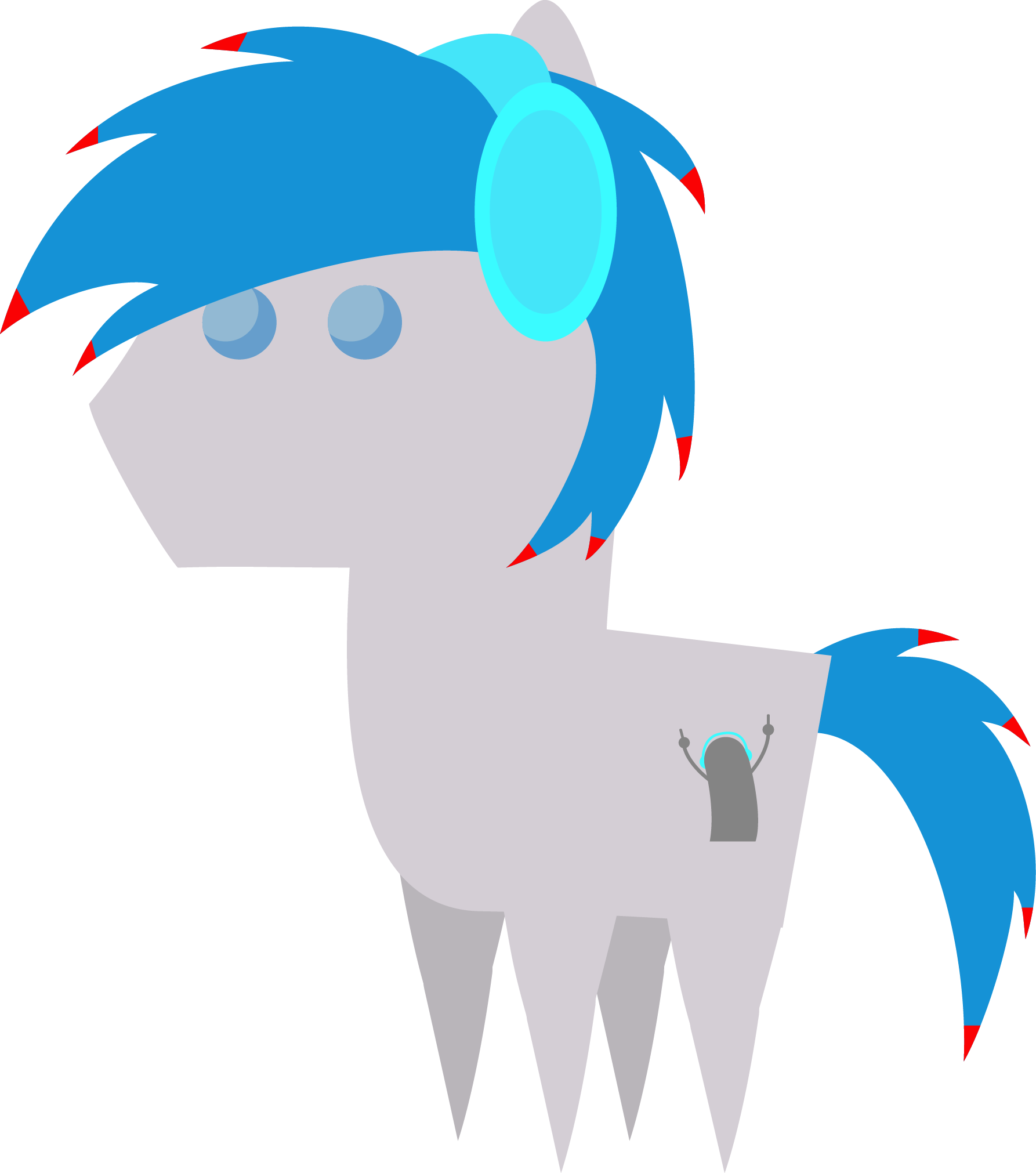 Pony Horse Character Clip Art - Cartoon (1786x2022)