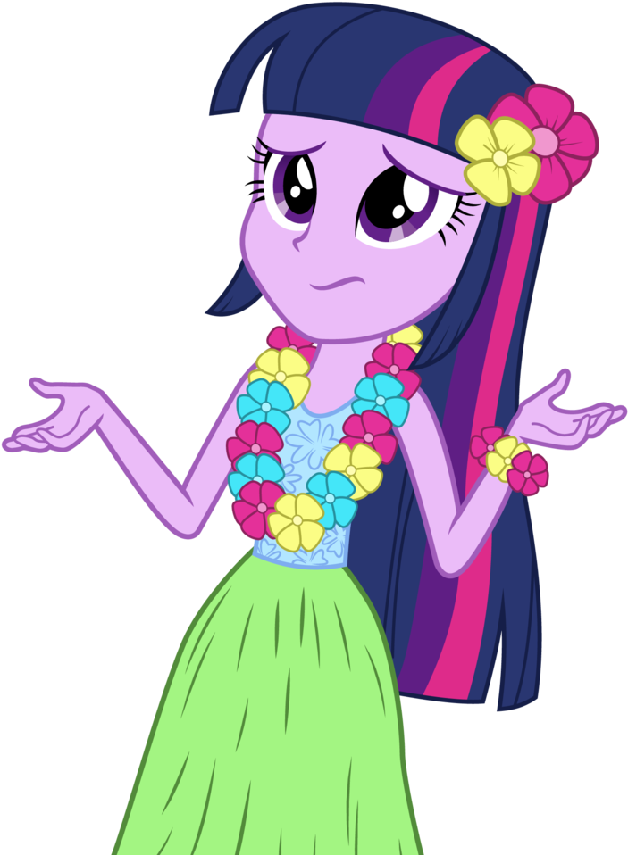 Mohawgo, Clothes, Equestria Girls, Grass Skirt, Hulalight, - Twilight Sparkle Hula (802x1024)