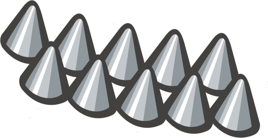 Toralei Spikes By Shaibrooklyn - Spikes Clipart (900x463)