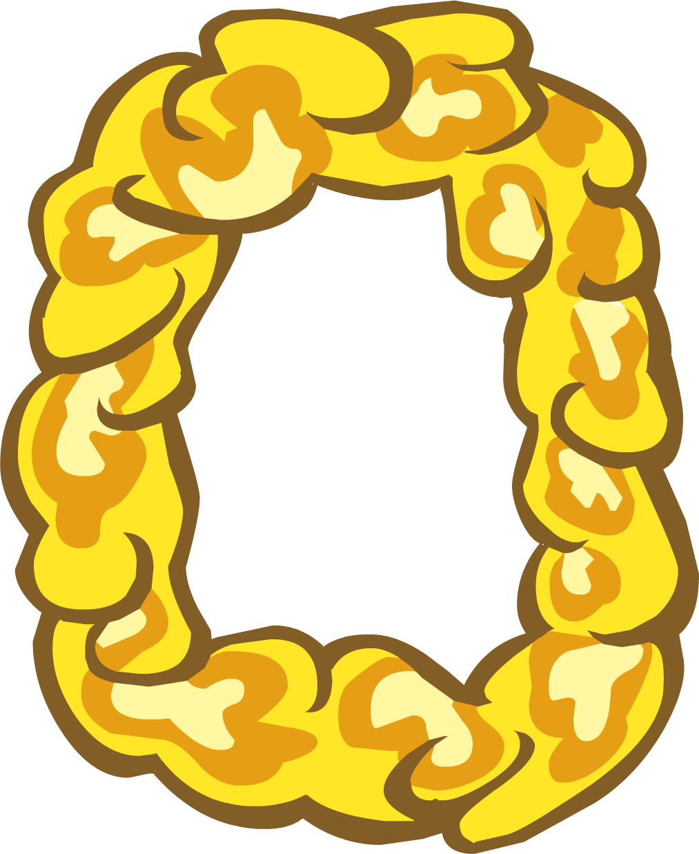 Clothing Icons 3185 - Hawaiian Lei Club Penguin (1013x1237)