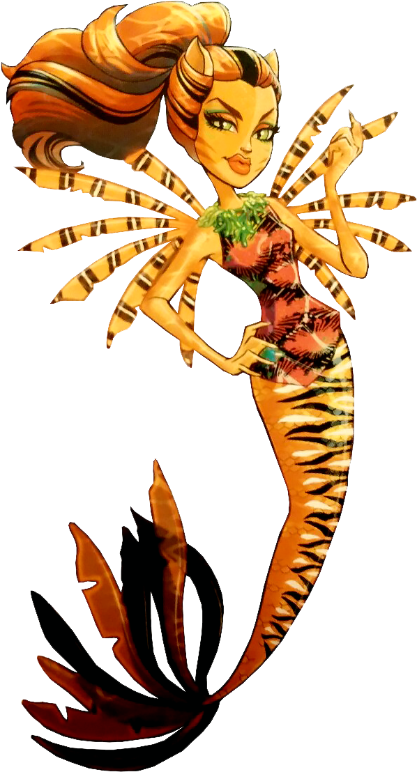 Great Scarrier Reef Toralei Stripes Artwork - Monster High Great Scarrier Reef Toralei (606x1115)