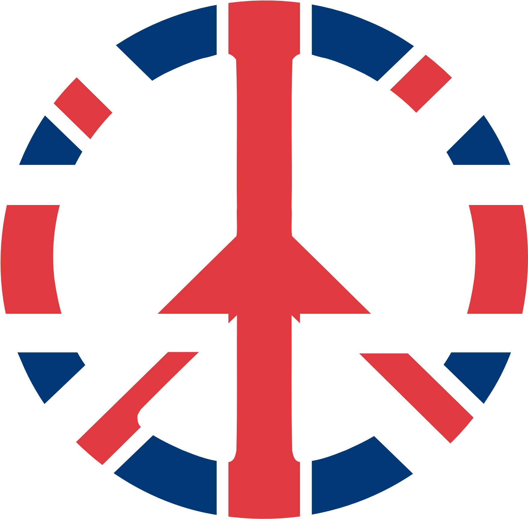 Peace Sign - Flag Of The United Kingdom (2222x2091)