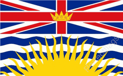 British Columbia Flag - British Columbia Flag (500x500)