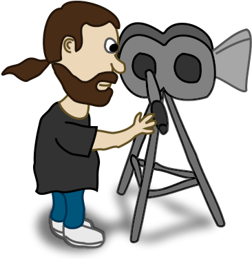 Film Maker Clipart (393x396)