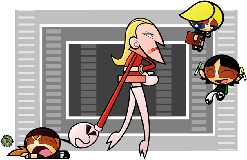 Rrtbs Back To School By Jksketchy - Powerpunk Girls And The Rowdyright Boys (900x623)