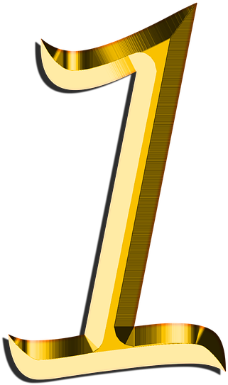 1 Number Png Transparent Image - Sign (714x720)