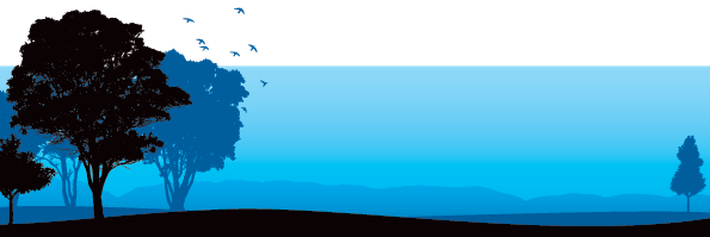 Silhouetted Landscape Backgrounds - Sea (710x237)