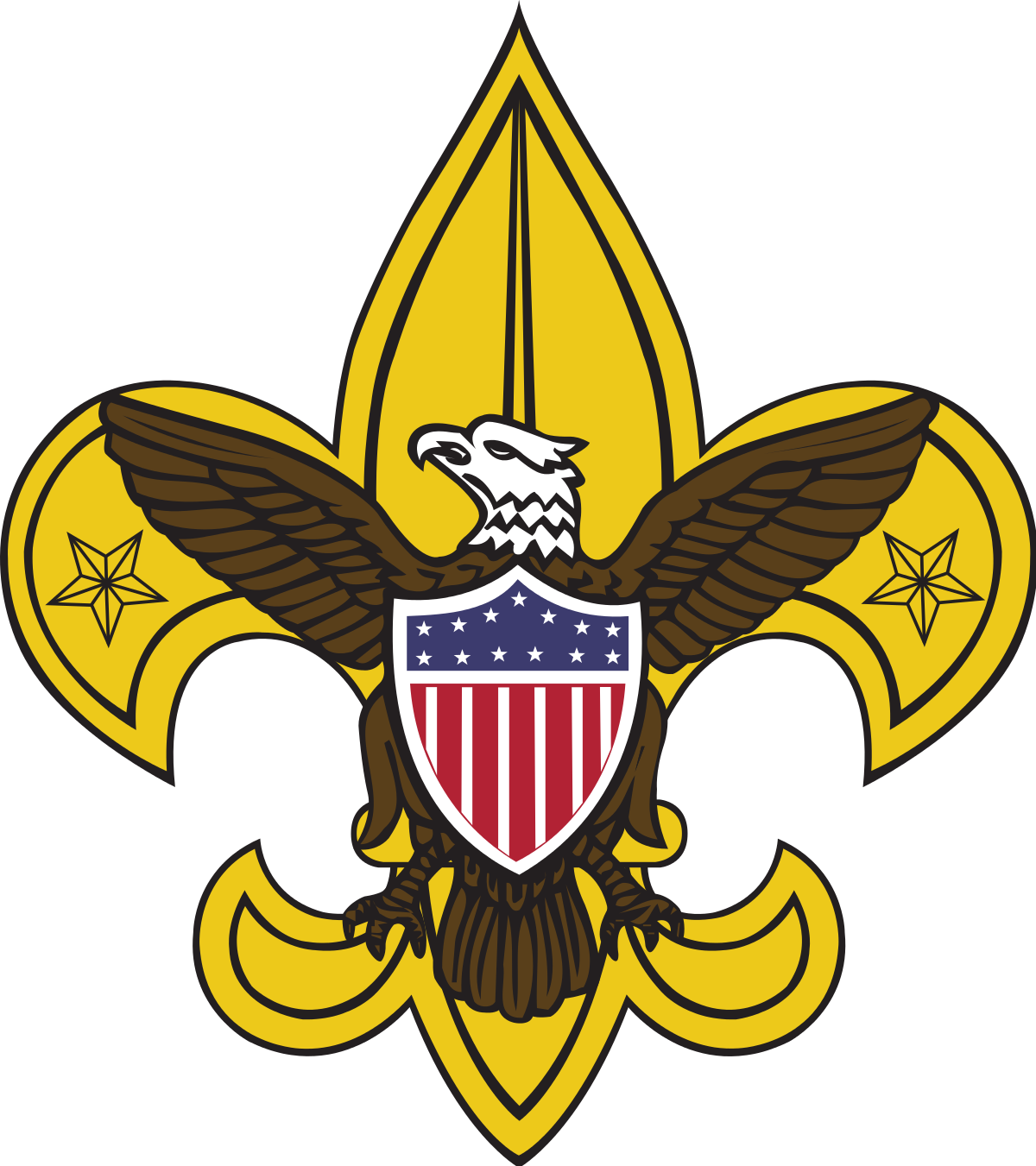 Scout Fleur De Lis Clip Art - Boy Scouts Of America (1200x1351)