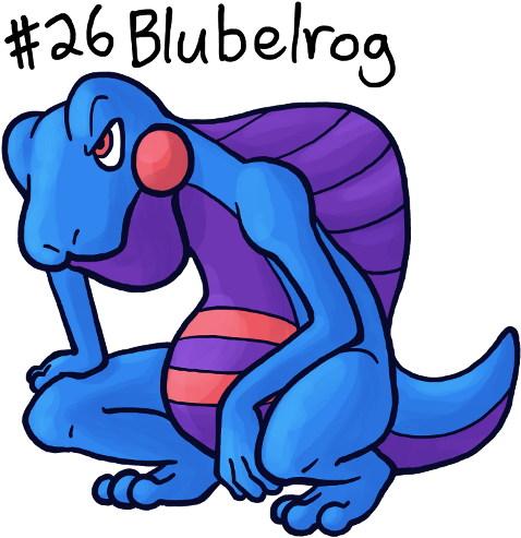 Gotta Popkas, Blubelrog Are The Masters Of The Calm - Blubelrog Pokemon Uranium (500x500)