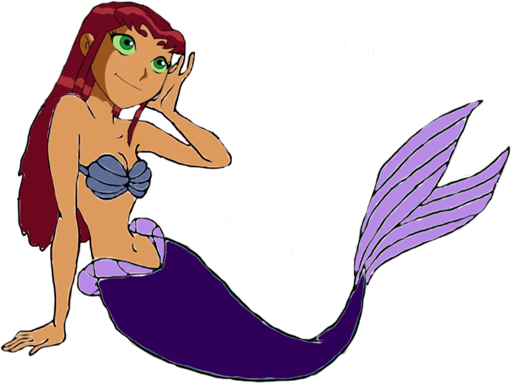 Starfire As A Mermaid By Darthranner83 - Starfire As A Mermaid (1024x768)