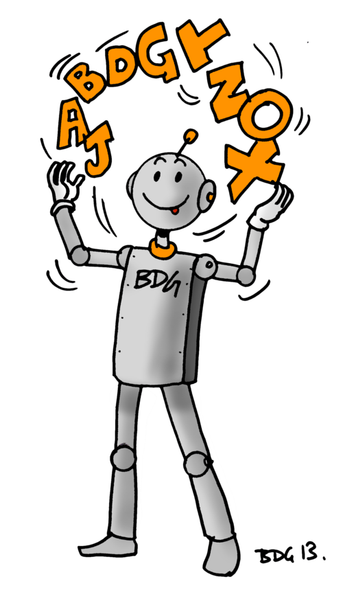 Les Robots - Vocabulary (500x859)