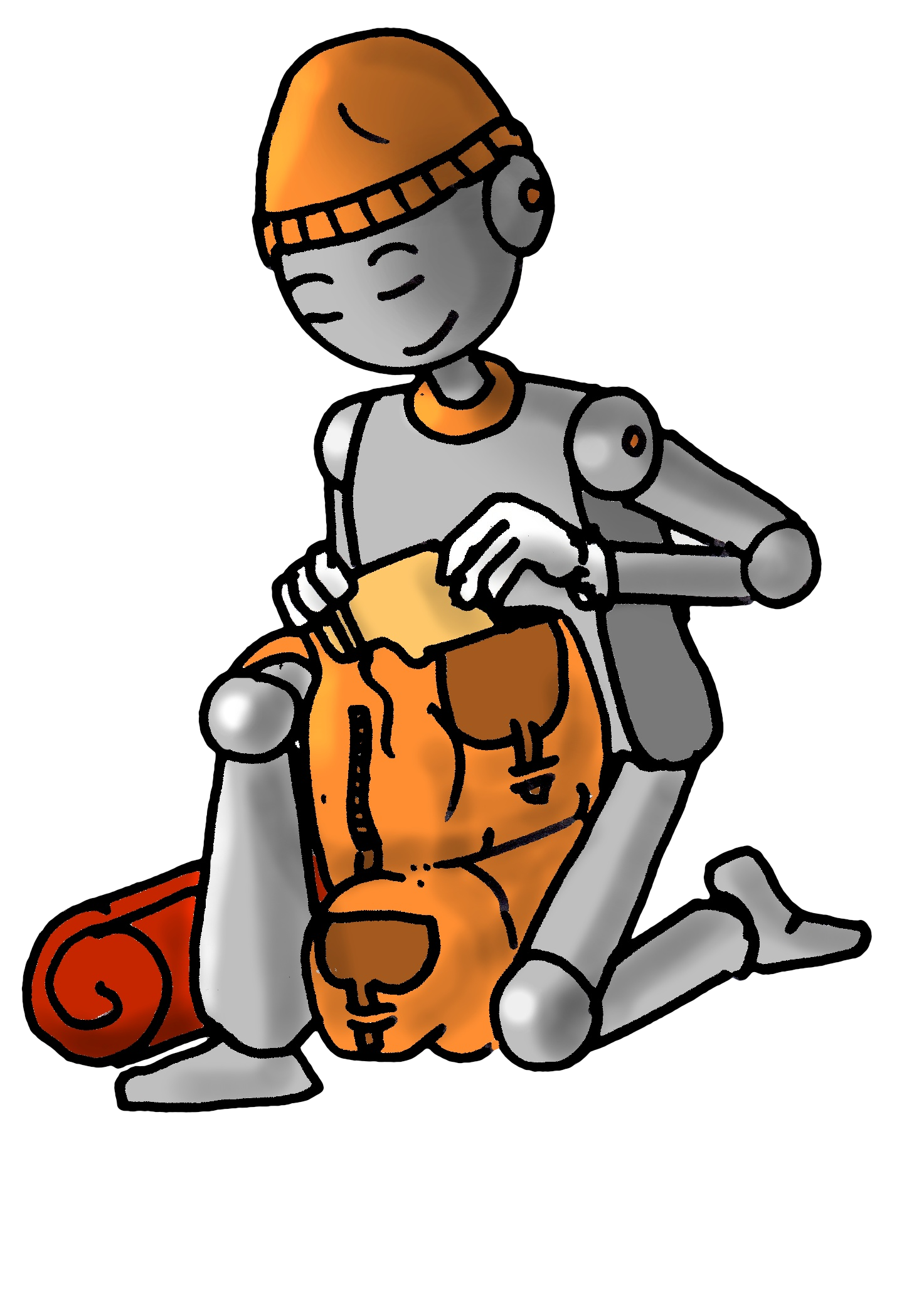 Les Robots En Vacances - Eveil Bout De Gomme (1473x2084)