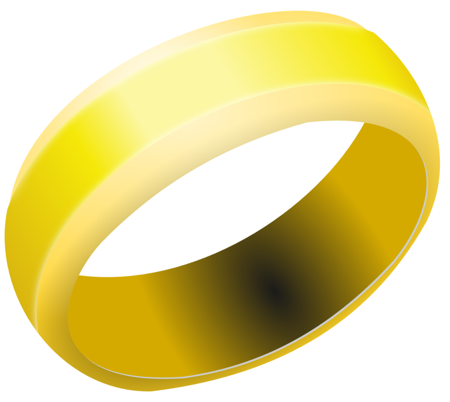 Ring - Clip Art Gold Ring (958x958)