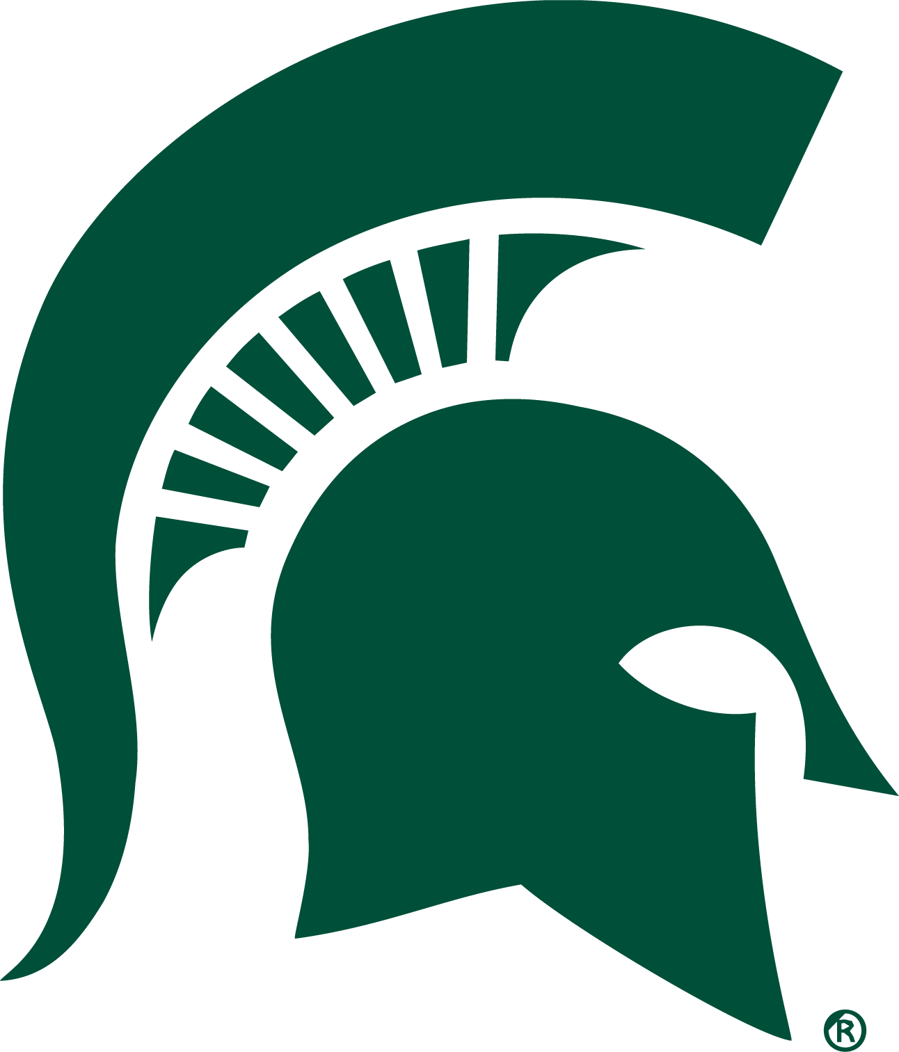 Michigan State University - Michigan State Spartans Logo (1292x1512)