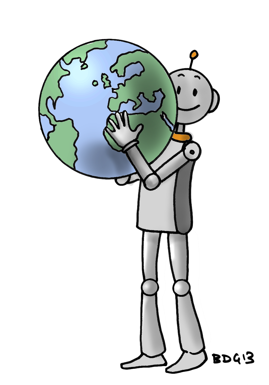 Les Robots - Dessins Bout De Gomme (908x1300)