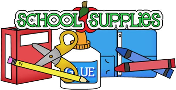 This Is The Image For The News Article Titled Updated - Free Clip Art School Supplies (608x314)