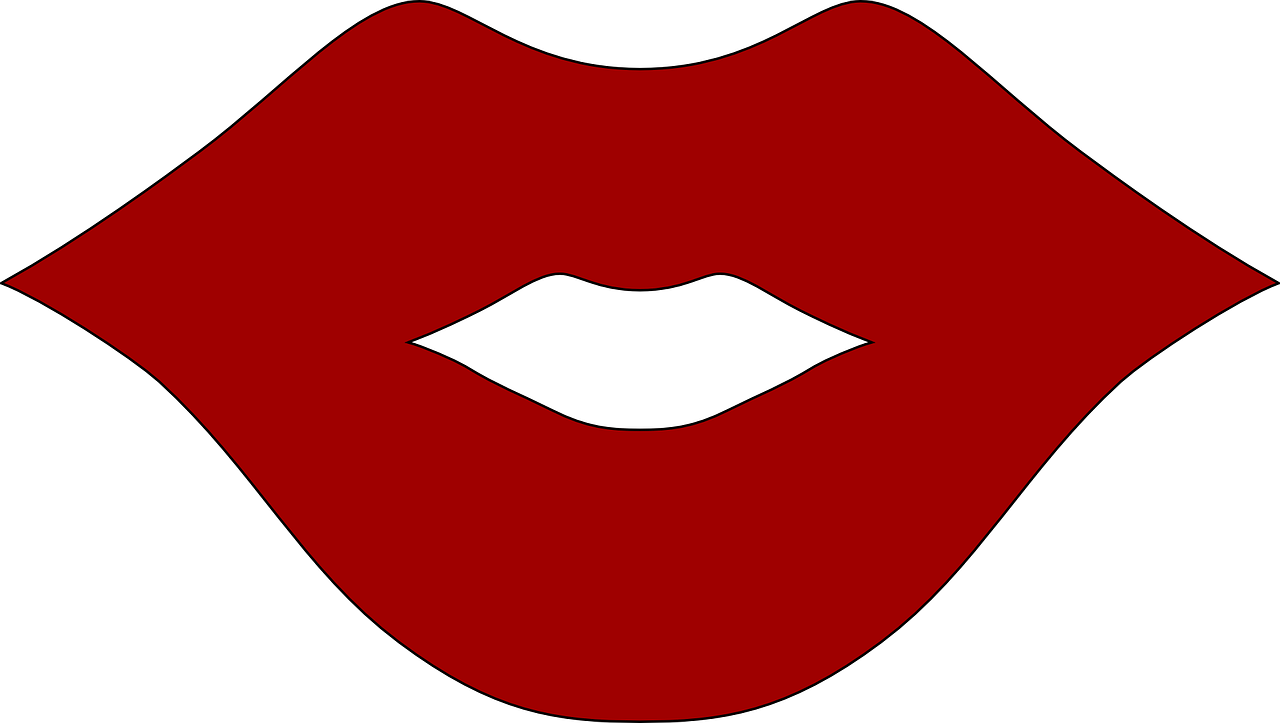 Kiss Lips Woman Sexy Love Red Png Image - Red Lips Clip Art (1280x723)