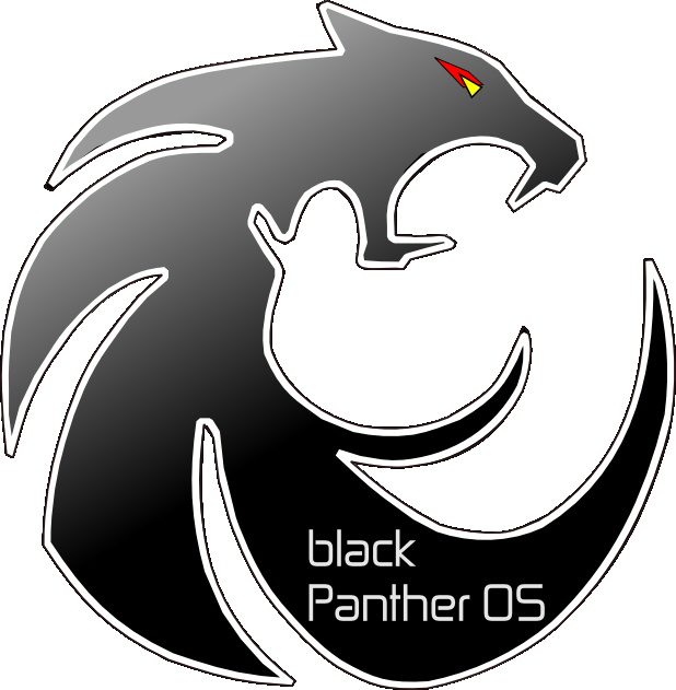 Dead Clipart Wildcat - Black Panther Logo 3d (618x631)