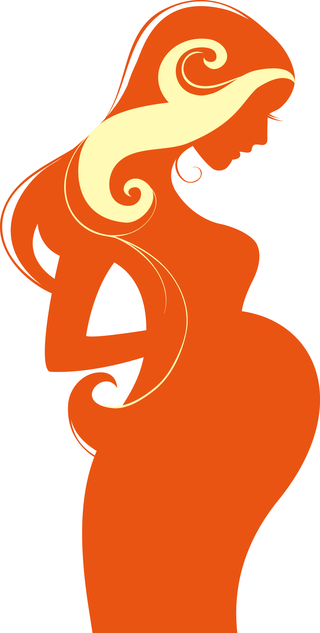 Pregnancy Woman Clip Art - Clip Art Pregnancy (1101x2177)