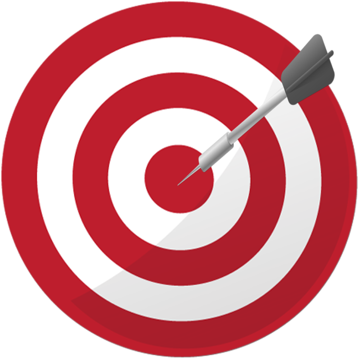 Target Png - Arrow And Target Board (768x768)