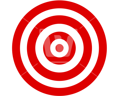 Red Darts Target Aim Png - Png Image Of Darts (550x351)
