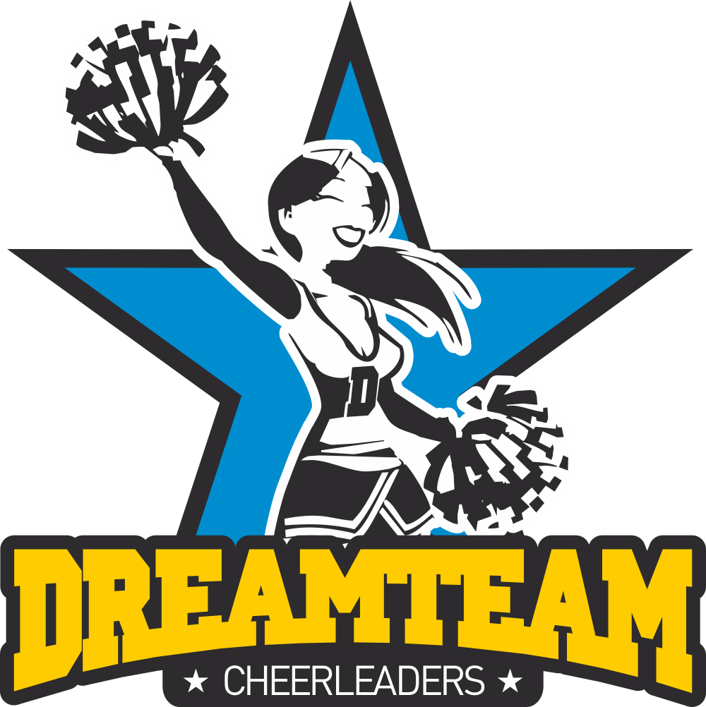 Dreamteam Cheerleaders Brands Of The World Download - Cheerleading Team Logo (1000x1002)