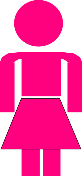 Clip Art Stick Women (282x599)