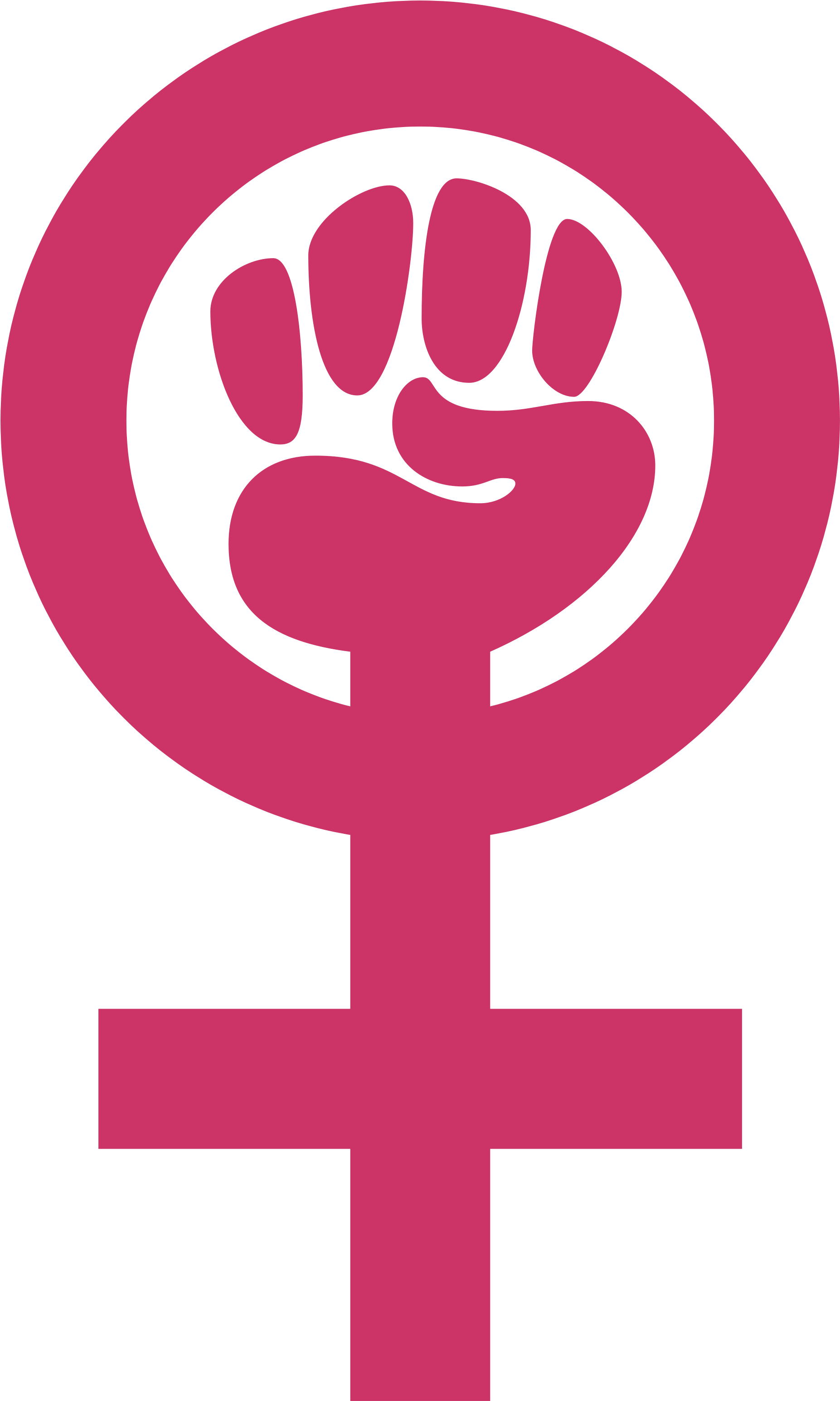Being A Woman - Women Power Symbol (2000x3235)