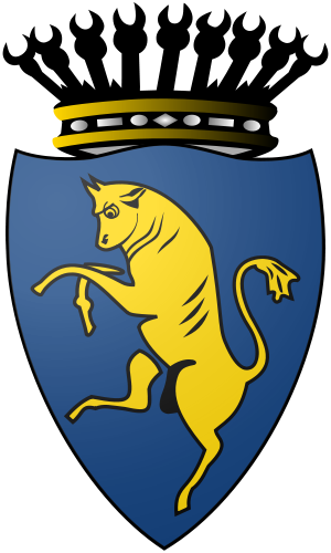 Lions Club Logo Clipart - Turin Coat Of Arms (300x500)