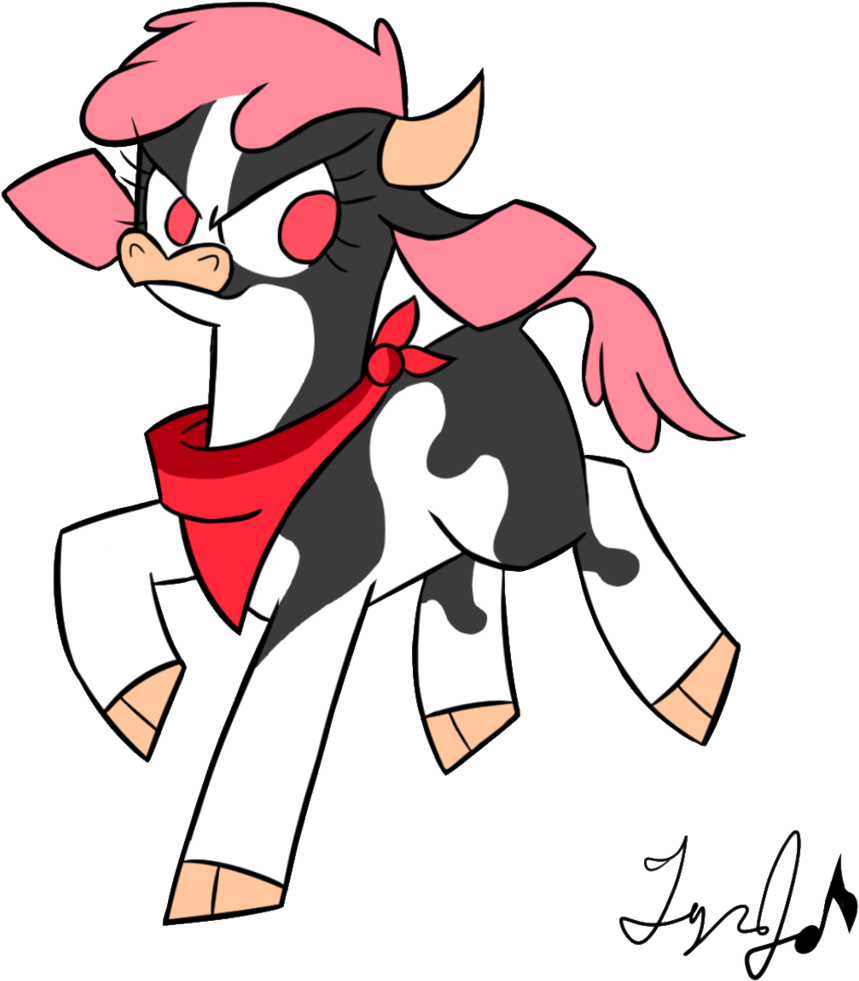 Arizona Cow, Artist - Cartoon (1024x1024)