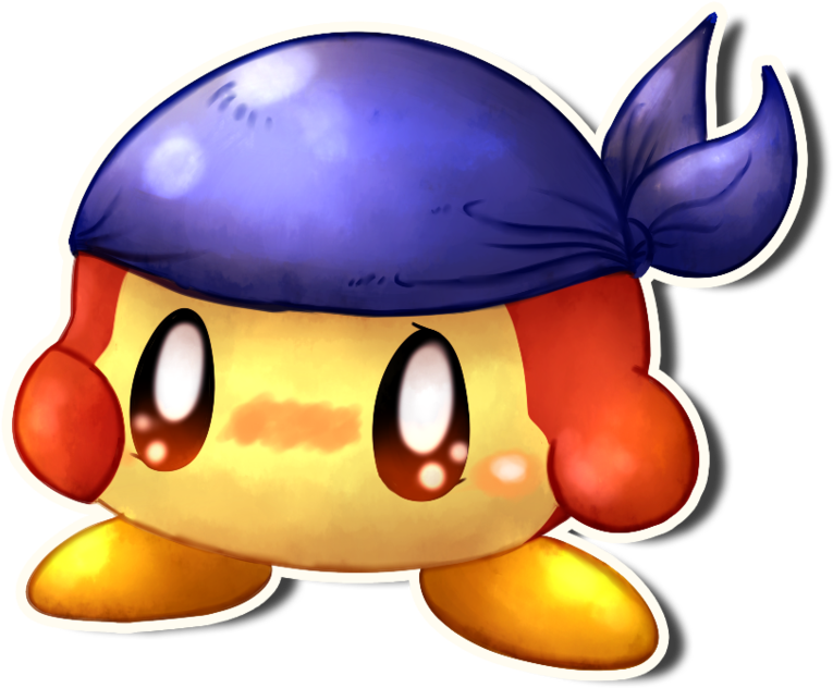 Bandana Waddle Dee By Kiwibeagle - Bandana Waddle Dee Drawing (942x848)