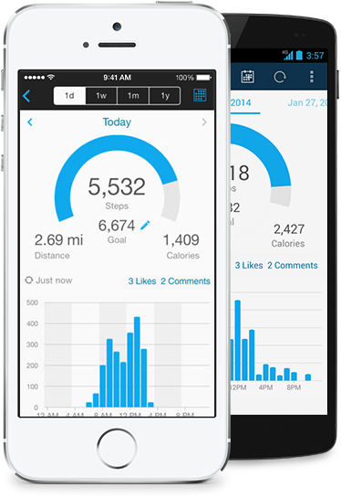 If Your Smartphone Has Bluetooth® Smart Wireless Technology, - Fitness Tracker On Phone (380x550)