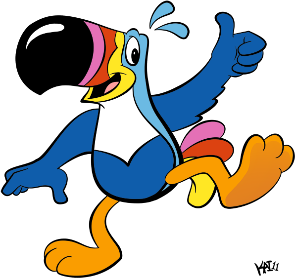 Froot Loops By Kaithephaux On Deviantart - Toucan From Froot Loops (663x600)