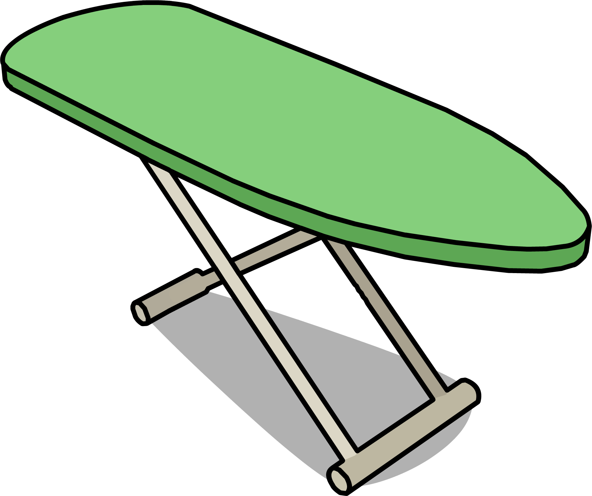 Ironing Board Sprite 003 - Ironing Board Png (1897x1591)