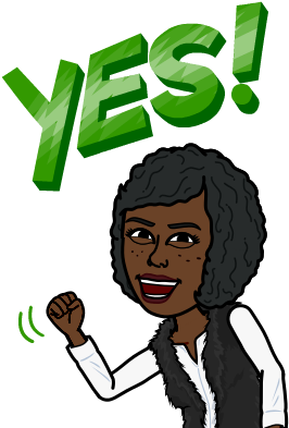 Each Student Can Create Their Own Bitmoji And Print - African American Dancing Emoji (396x398)