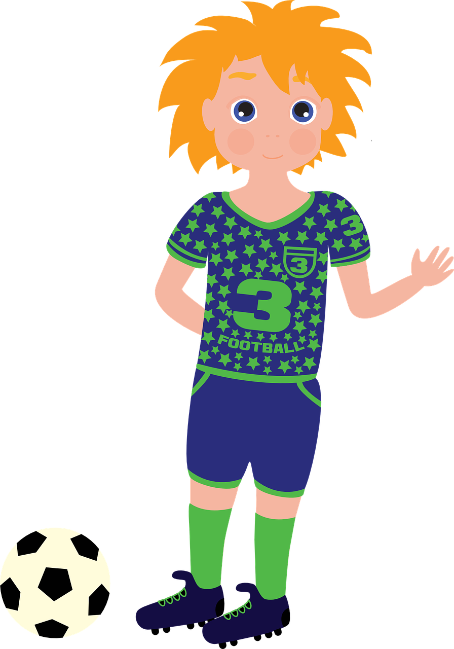 Football Footballer Boy Ball Png Image - Central Frontenac (896x1280)