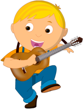 Boy With Guitar - Png Boy Playing Guitar (420x420)