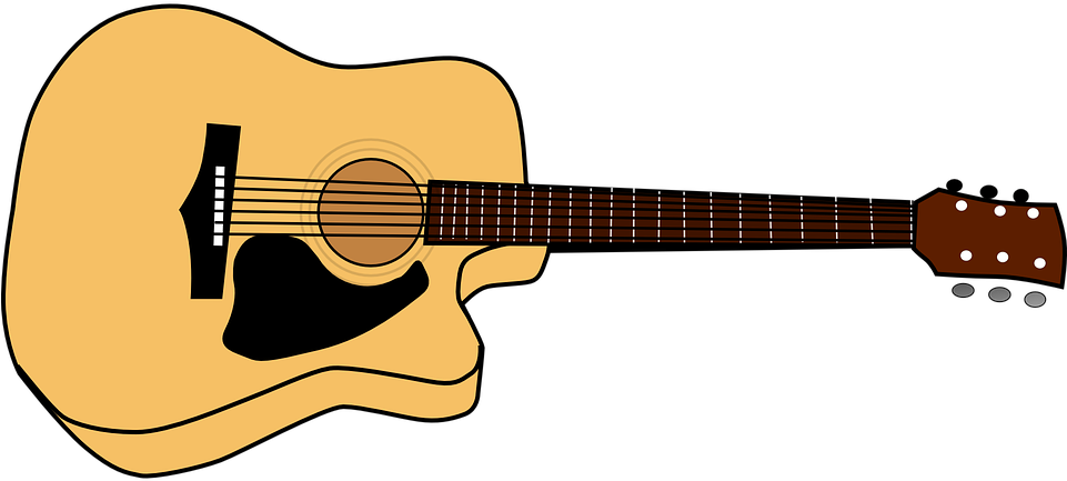Guitar Clipart Acoustic Vector - Yamaha Fg800 (960x480)