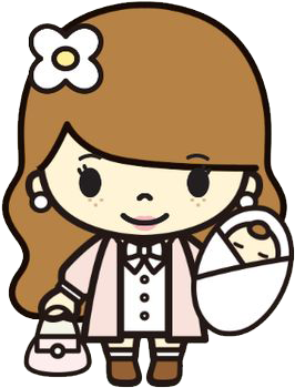 Free Png Clipart-kawaii Mommy & Baby Designed By Thewalkingmombie - Cartoon (464x464)