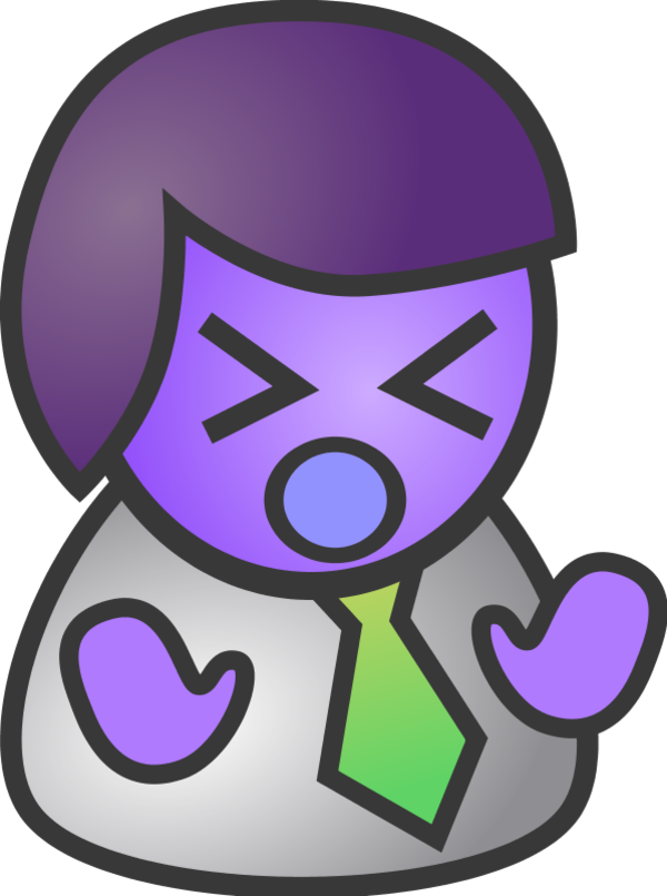 People Biz Male Sad - Stupid People Throw Blanket (600x805)