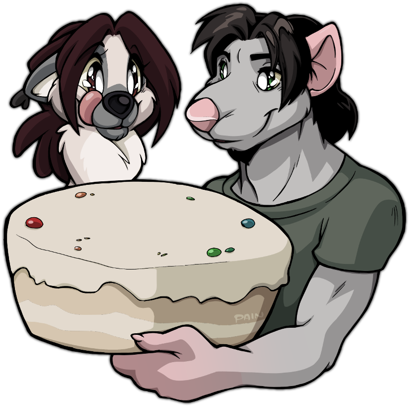 2016 01 28 Birthday Badge By Pain Hyena - Cartoon (836x840)