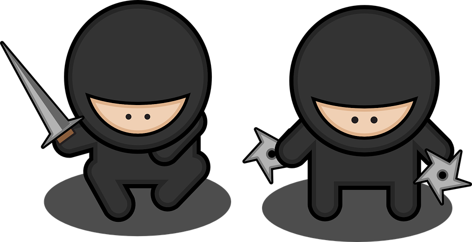 Pics Of Animated People 13, Buy Clip Art - Cartoon Ninja (960x493)